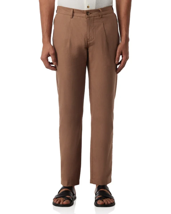 Marcoe Tropicscape Cotton Linen Pants - Light Khaki